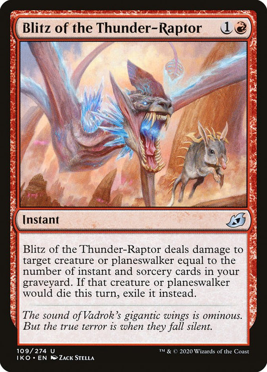 Blitz of the Thunder-Raptor [Ikoria: Lair of Behemoths] [Foil]
