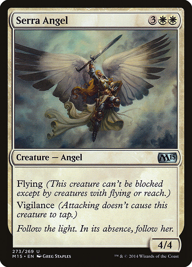 Serra Angel [Core Set 2015] [Foil]