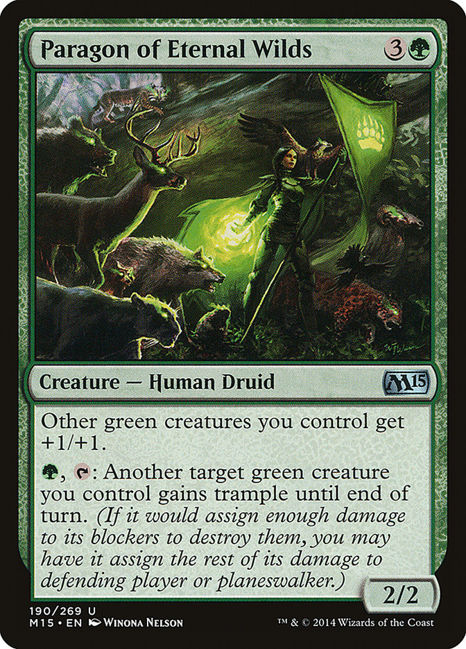 Paragon of Eternal Wilds [Core Set 2015] [Foil]