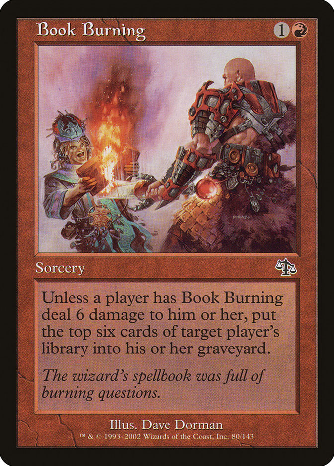 Book Burning [Judgment] [Foil]