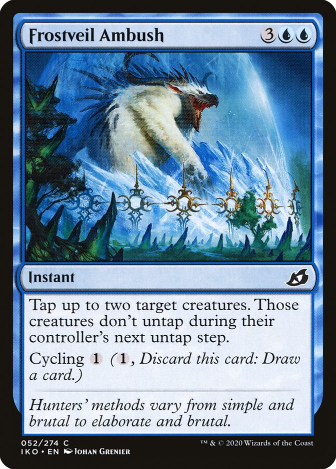 Frostveil Ambush [Ikoria: Lair of Behemoths] [Foil]