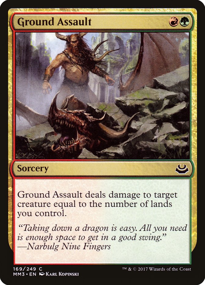 Ground Assault [Modern Masters 2017] [Foil]