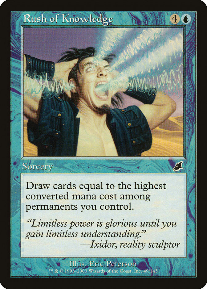 Rush of Knowledge [Scourge] [Foil]