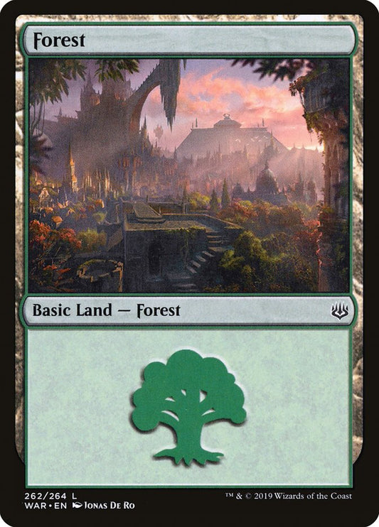 Forest (262) [War of the Spark] [Foil]