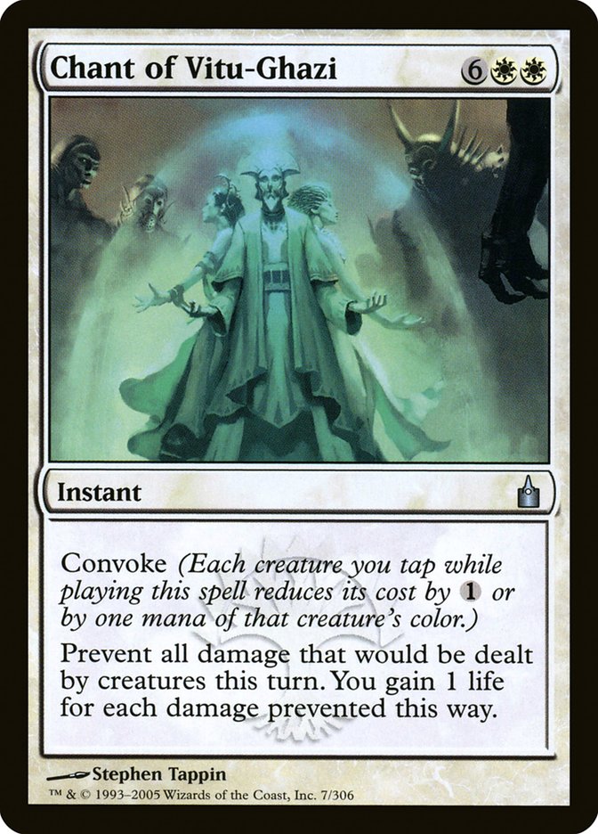 Chant of Vitu-Ghazi [Ravnica: City of Guilds] [Foil]