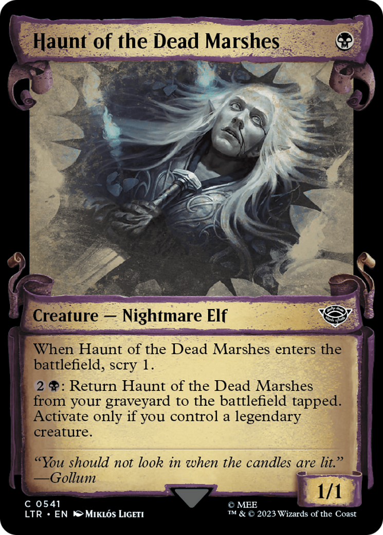 Haunt of the Dead Marshes [The Lord of the Rings: Tales of Middle-Earth Showcase Scrolls] [Foil]
