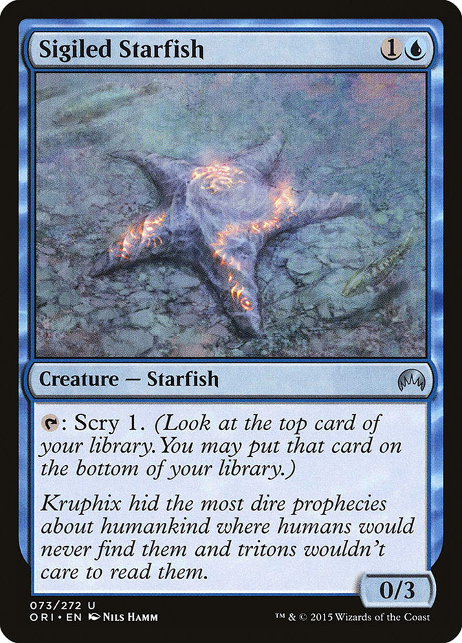 Sigiled Starfish [Magic Origins] [Foil]