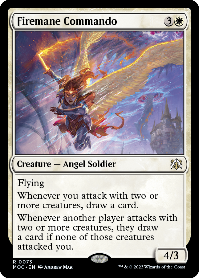 Firemane Commando [March of the Machine Commander] [Foil]