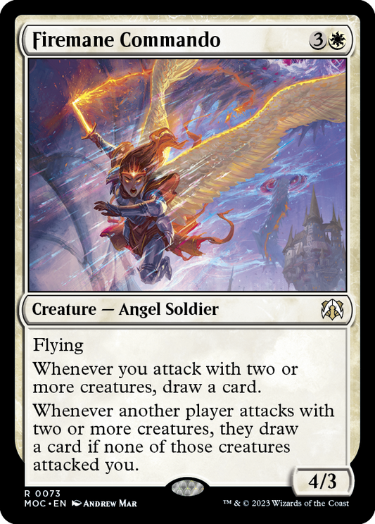 Firemane Commando [March of the Machine Commander] [Foil]