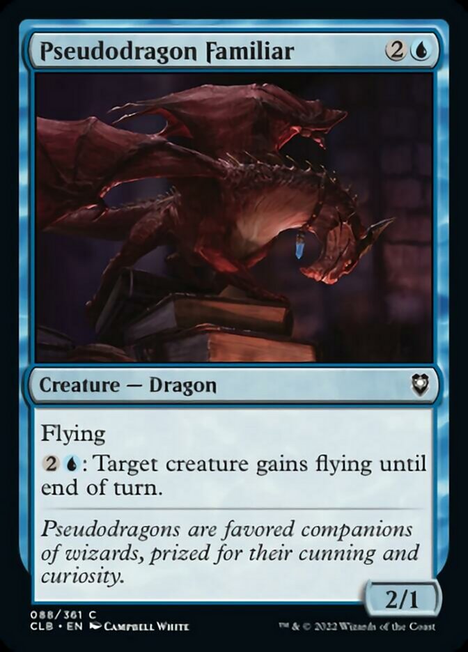 Pseudodragon Familiar [Commander Legends: Battle for Baldur's Gate] [Foil]