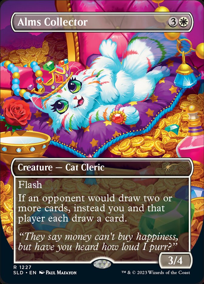 Alms Collector (Borderless) [Secret Lair Drop Series] [Foil]
