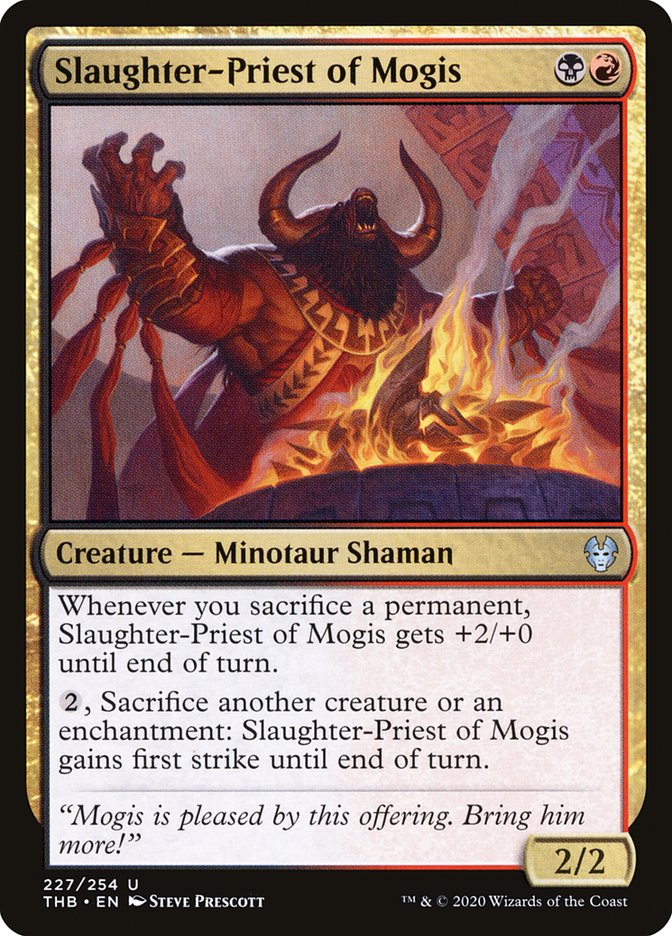Slaughter-Priest of Mogis [Theros Beyond Death] [Foil]
