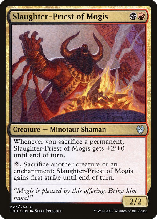 Slaughter-Priest of Mogis [Theros Beyond Death] [Foil]