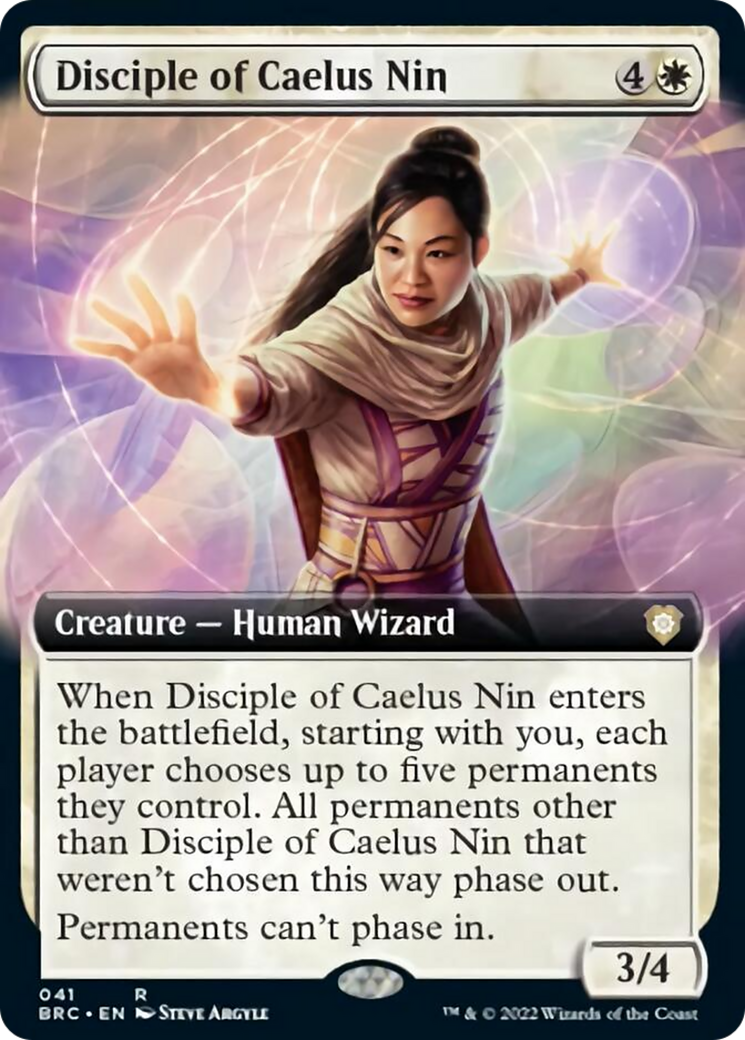 Disciple of Caelus Nin (Extended Art) [The Brothers' War Commander] [Foil]