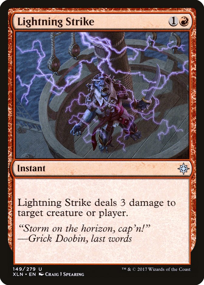 Lightning Strike [Ixalan] [Foil]