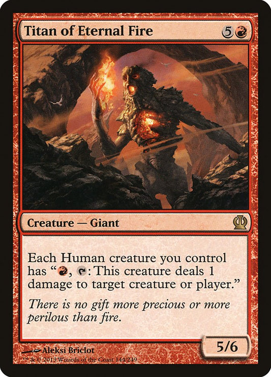 Titan of Eternal Fire [Theros] [Foil]