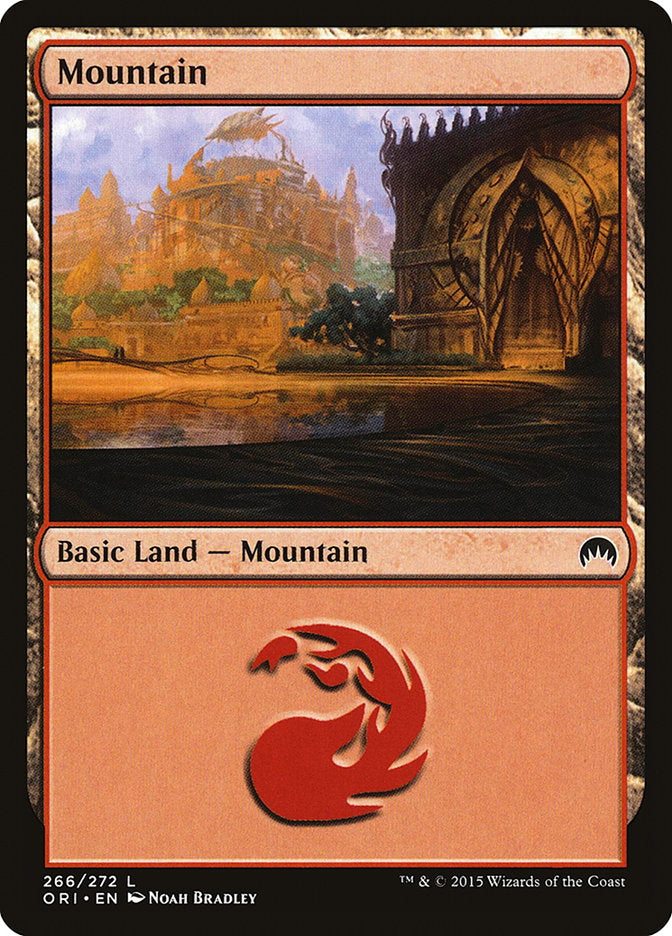Mountain (266) [Magic Origins] [Foil]