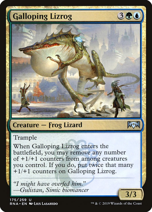 Galloping Lizrog [Ravnica Allegiance] [Foil]