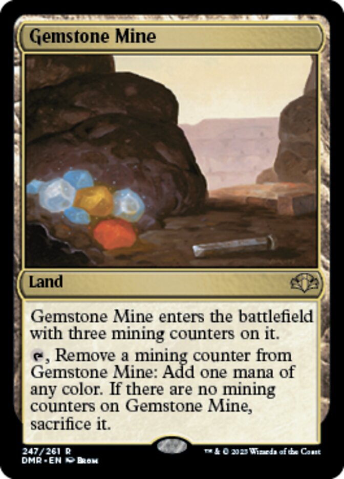 Gemstone Mine [Dominaria Remastered] [Foil]