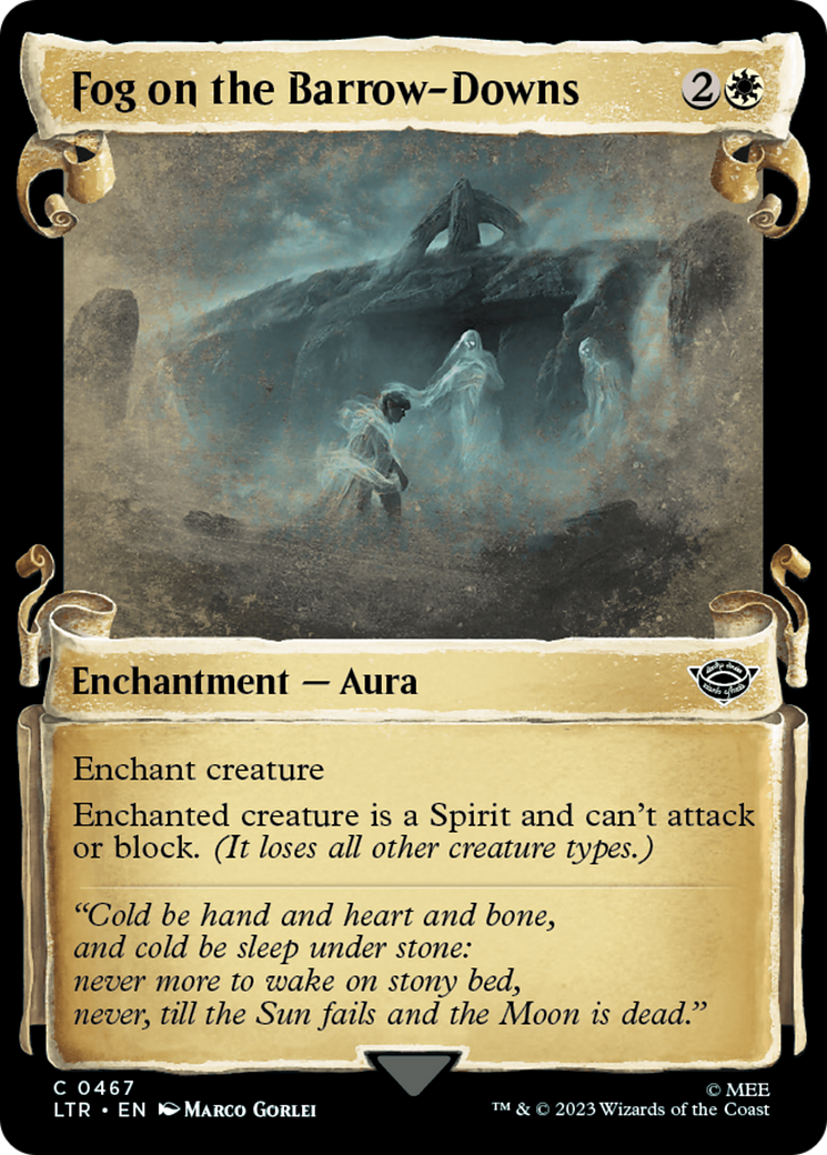 Fog on the Barrow-Downs [The Lord of the Rings: Tales of Middle-Earth Showcase Scrolls] [Foil]