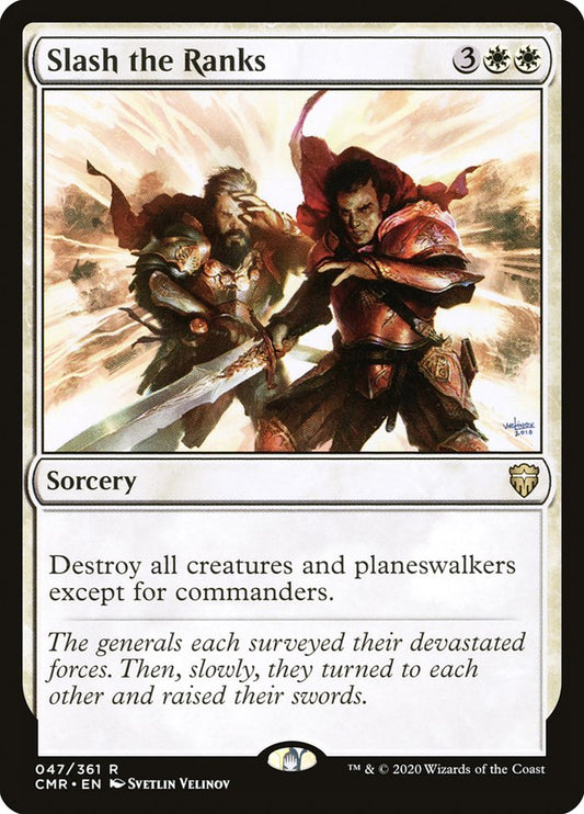 Slash the Ranks [Commander Legends] [Foil]