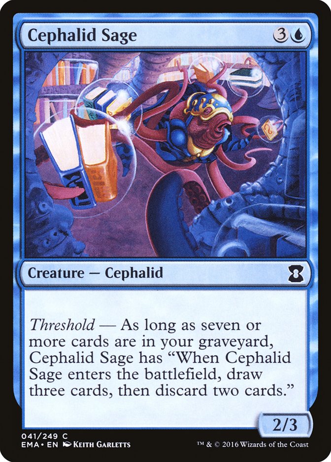 Cephalid Sage [Eternal Masters] [Foil]