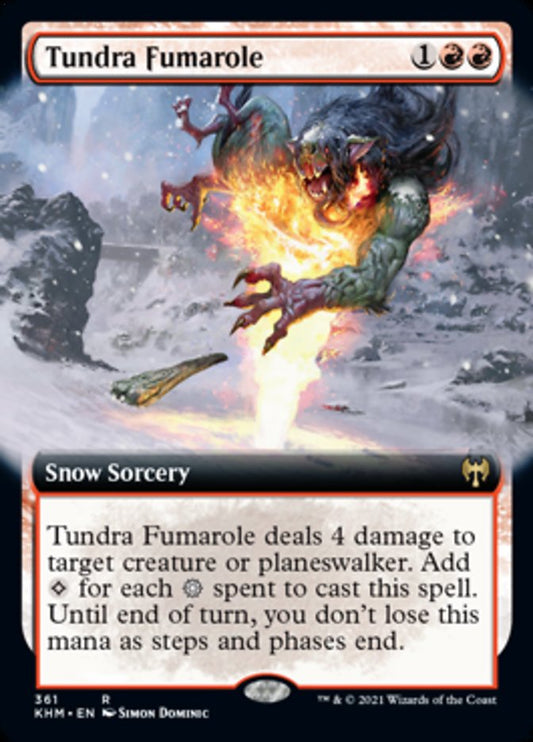Tundra Fumarole (Extended Art) [Kaldheim] [Foil]