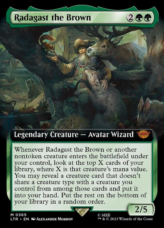 Radagast the Brown (Extended Art) [The Lord of the Rings: Tales of Middle-Earth] [Foil]