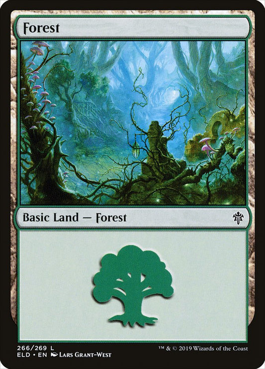 Forest (266) [Throne of Eldraine] [Foil]