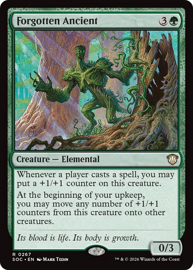 Forgotten Ancient [Secrets of Strixhaven Commander] [Foil]