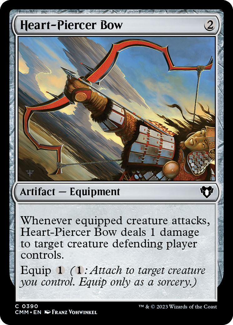 Heart-Piercer Bow [Commander Masters] [Foil]
