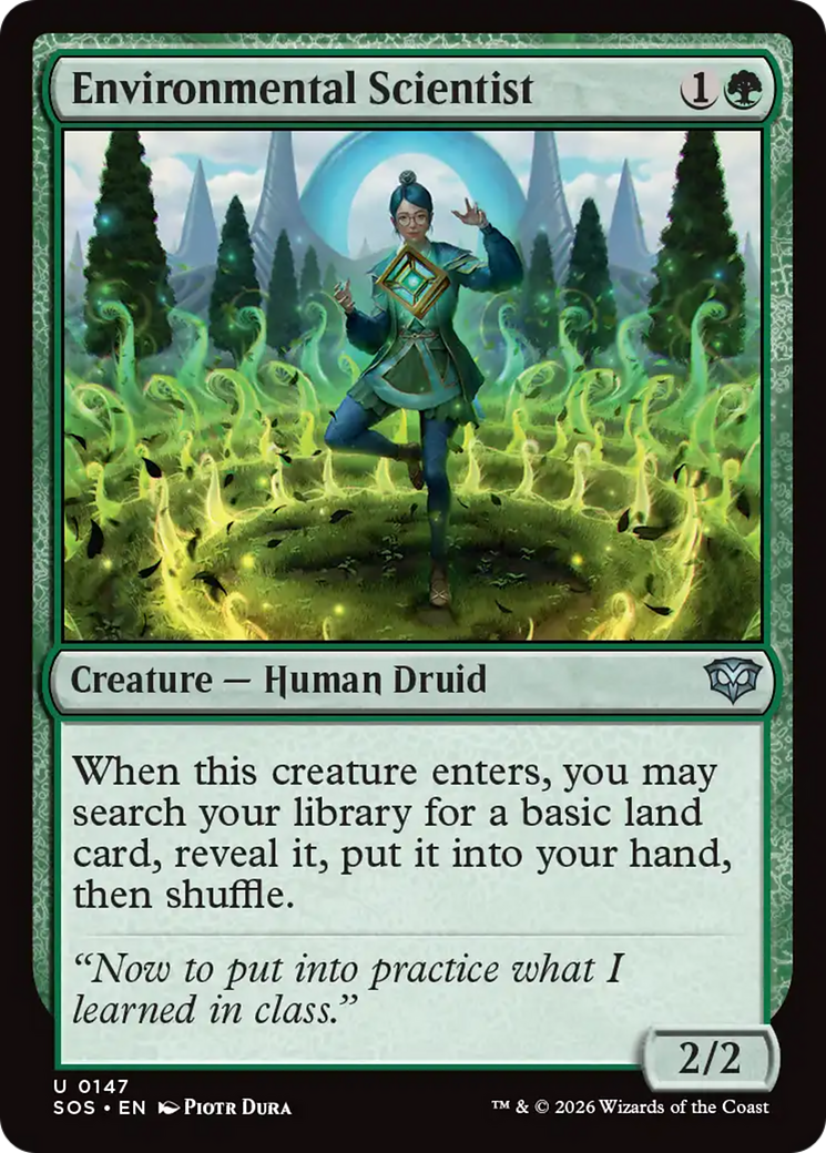 Environmental Scientist [Secrets of Strixhaven] [Foil]