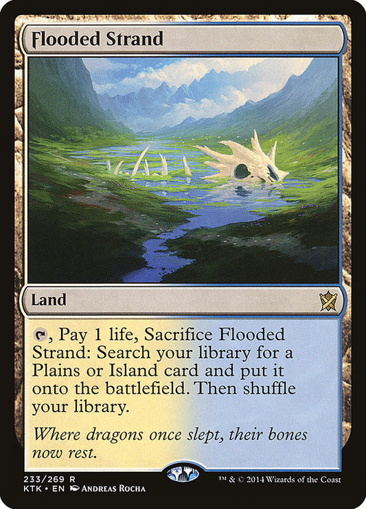 Flooded Strand [Khans of Tarkir] [Foil]
