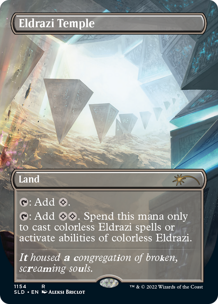 Eldrazi Temple (Borderless) [Secret Lair Drop Series] [Foil]