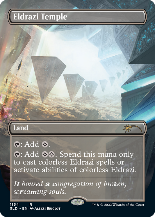 Eldrazi Temple (Borderless) [Secret Lair Drop Series] [Foil]