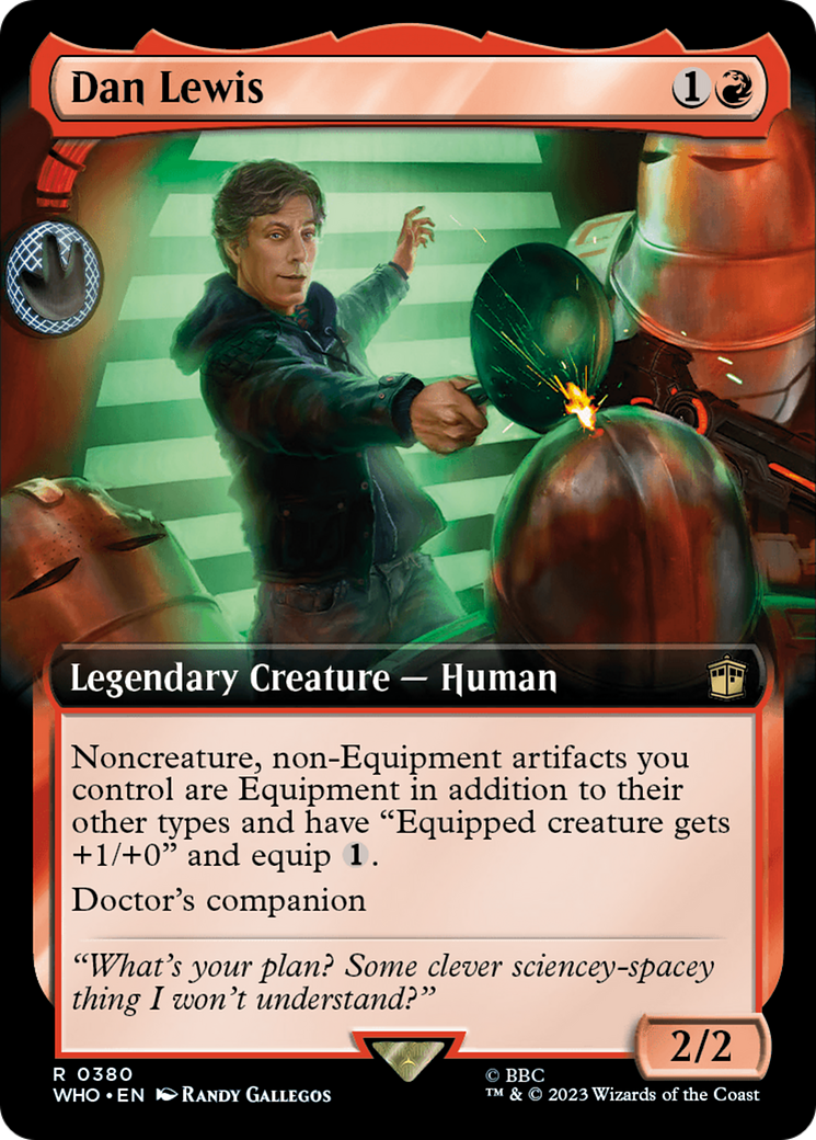 Dan Lewis (Extended Art) [Doctor Who] [Foil]