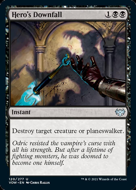 Hero's Downfall [Innistrad: Crimson Vow] [Foil]