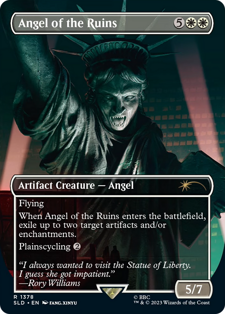 Angel of the Ruins (1378) [Secret Lair Drop Series] [Foil]