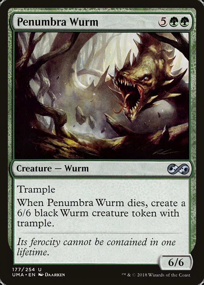 Penumbra Wurm [Ultimate Masters] [Foil]
