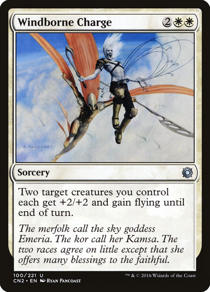 Windborne Charge [Conspiracy: Take the Crown] [Foil]
