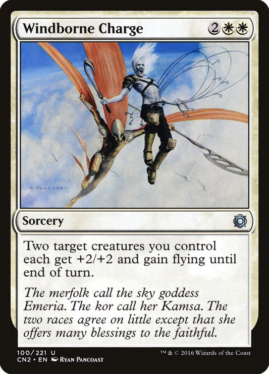 Windborne Charge [Conspiracy: Take the Crown] [Foil]