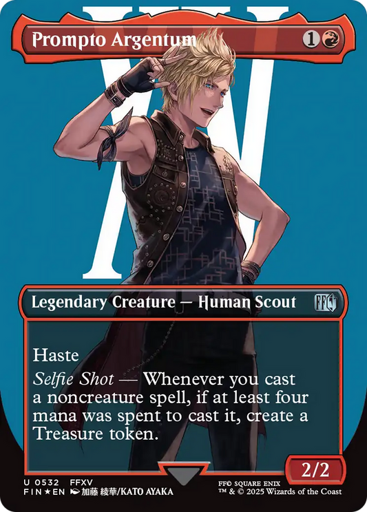 Prompto Argentum (Borderless) [FINAL FANTASY] [Foil]