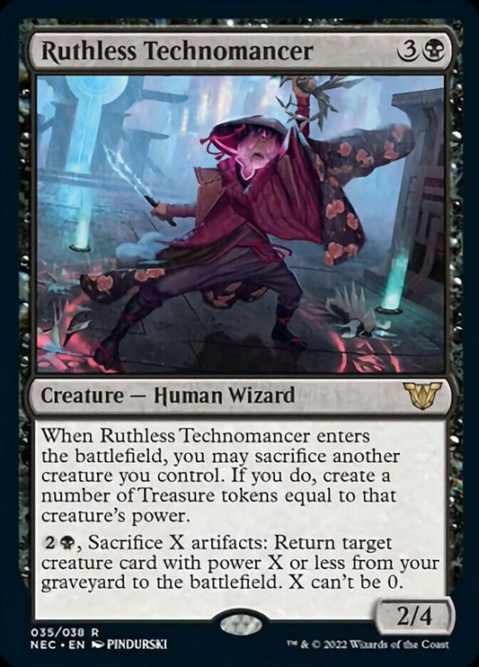 Ruthless Technomancer [Kamigawa: Neon Dynasty Commander] [Foil]