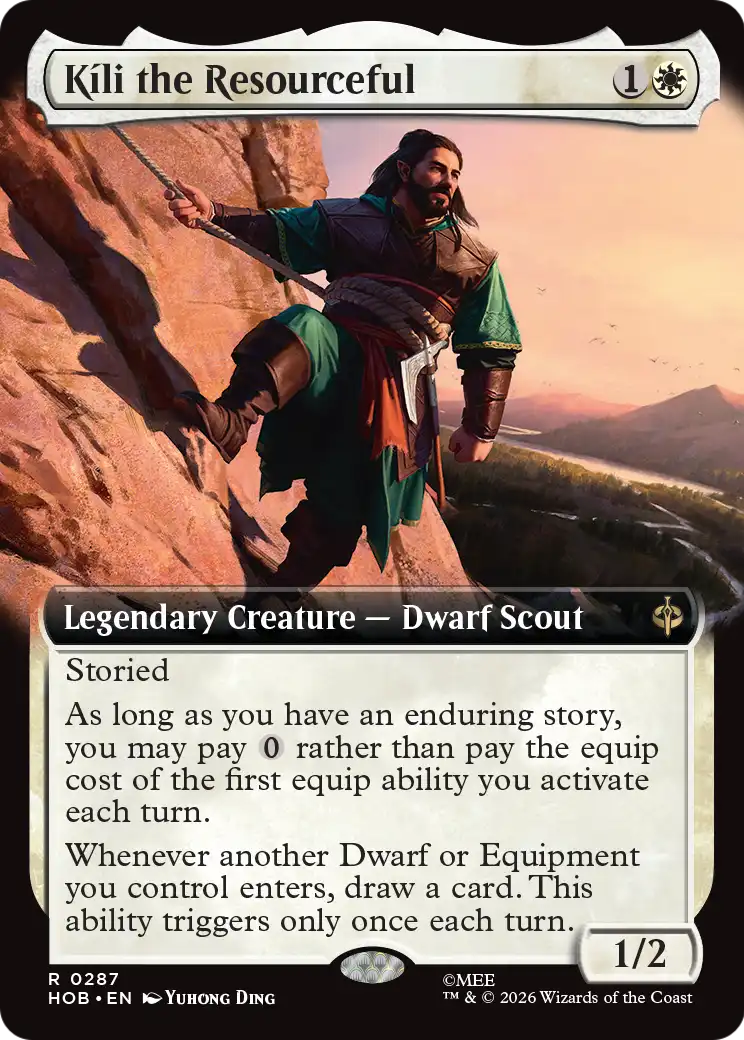 Kili the Resourceful (Extended Art) [The Hobbit] [Foil]