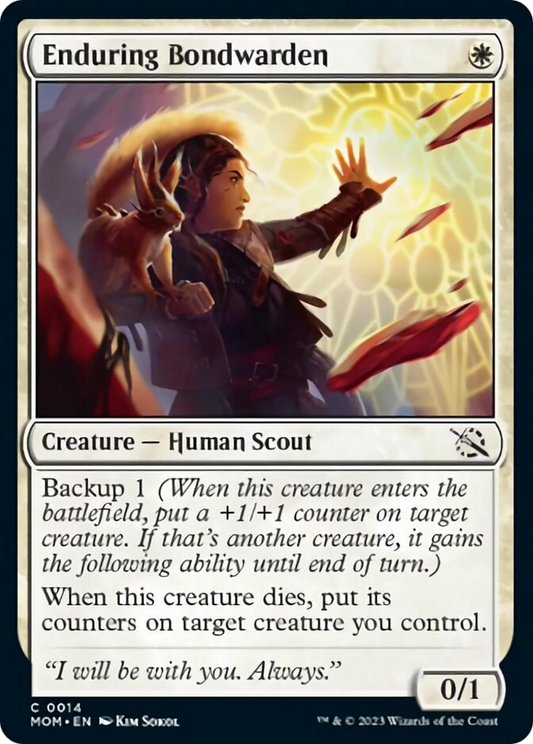 Enduring Bondwarden [March of the Machine] [Foil]