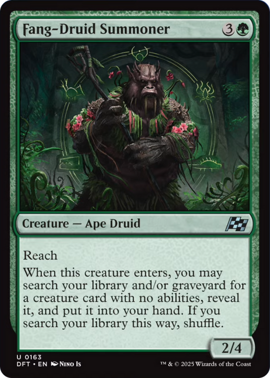 Fang-Druid Summoner [Aetherdrift] [Foil]