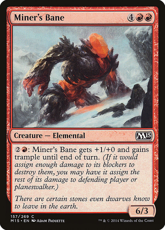 Miner's Bane [Core Set 2015] [Foil]