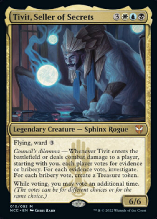 Tivit, Seller of Secrets [Streets of New Capenna Commander] [Foil]