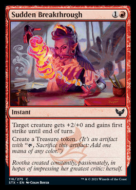 Sudden Breakthrough [Strixhaven: School of Mages] [Foil]