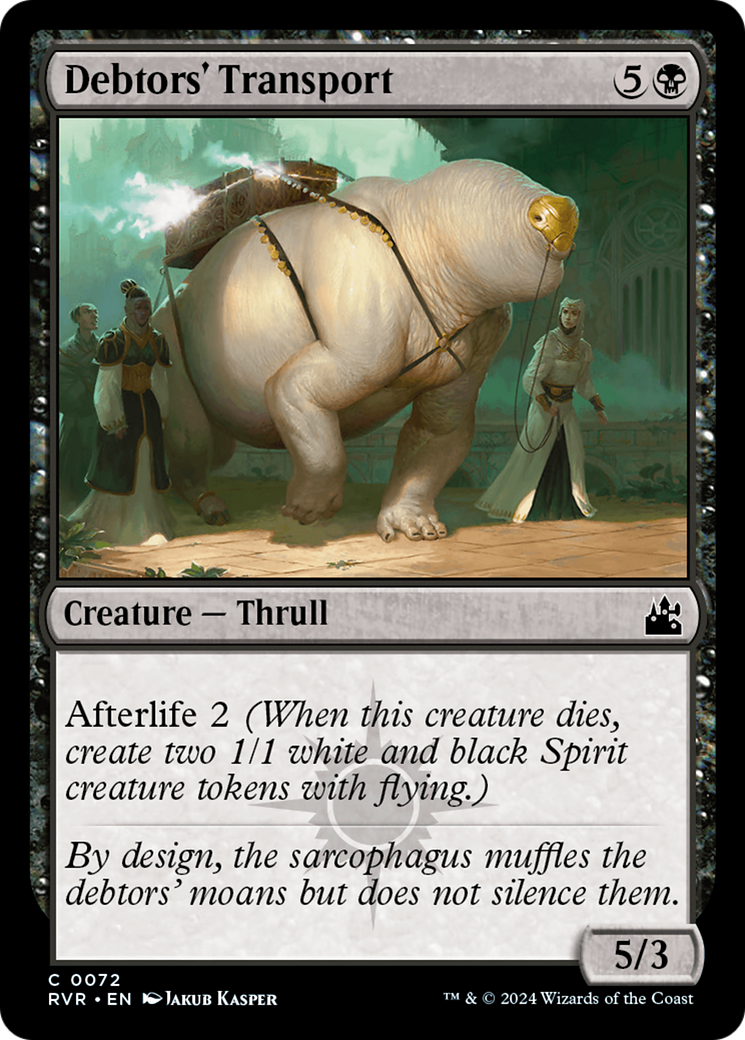 Debtors' Transport [Ravnica Remastered] [Foil]